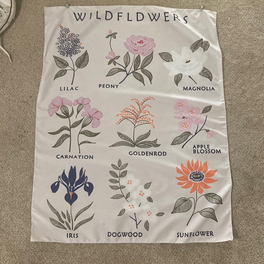 Floral tapestry